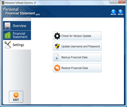 Personal Financial Statement Software